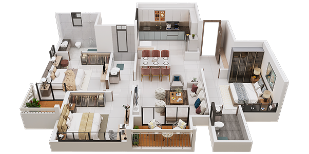 3BHK